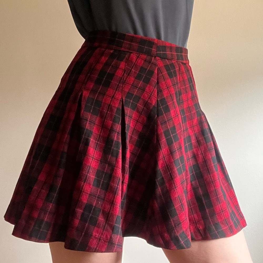 Plaid Mini Skirt
